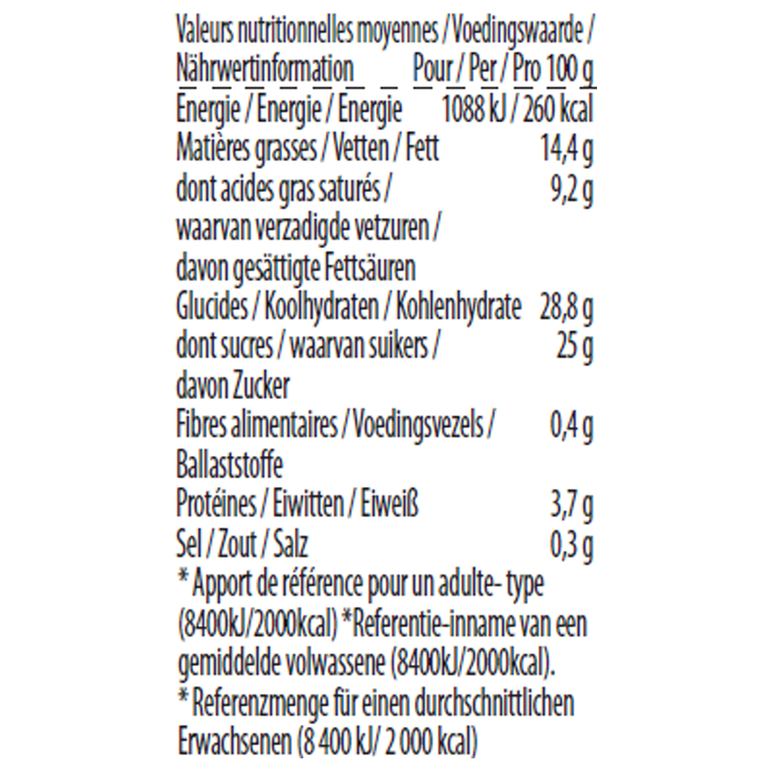 strawberry cheesecake minicup nutrition